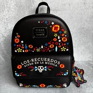 Loungefly Disney Pixar CoCo Floral Mini Backpack NWT